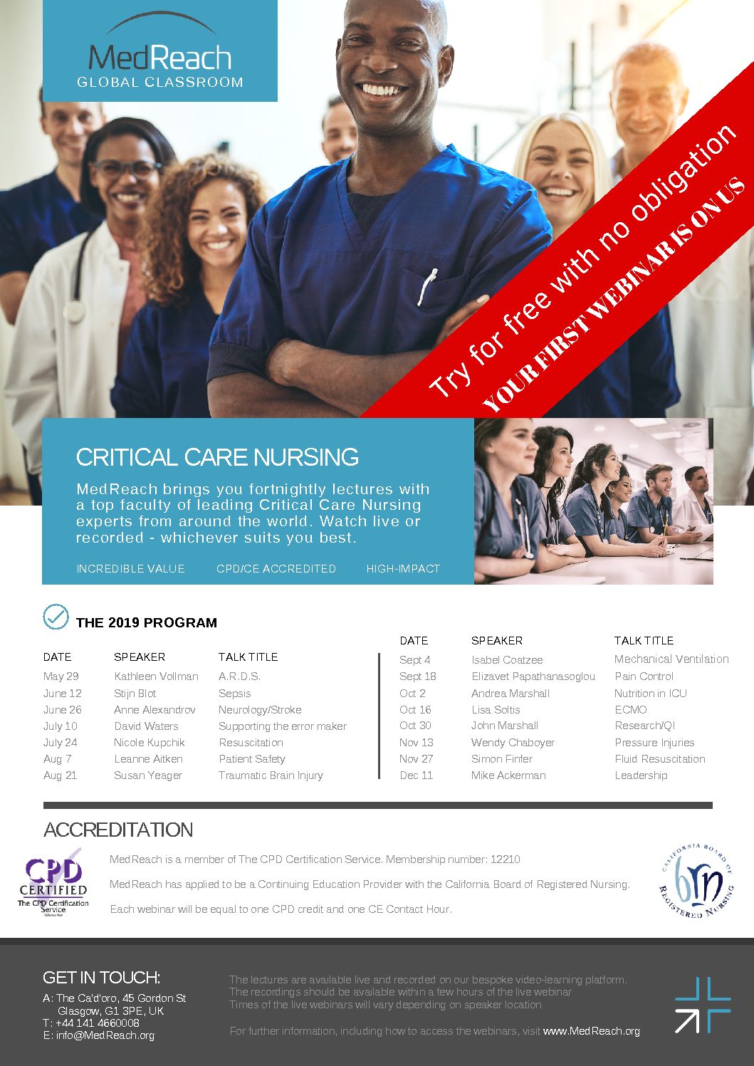 critical care nursing education standards